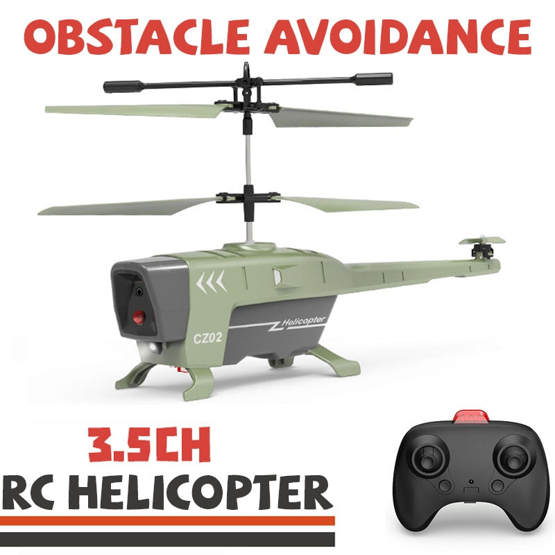 3.5Ch 2.5Ch Remote Control Obstacle Avoiding RC Helicopter Mini Drone - youroutdoorlivingshop