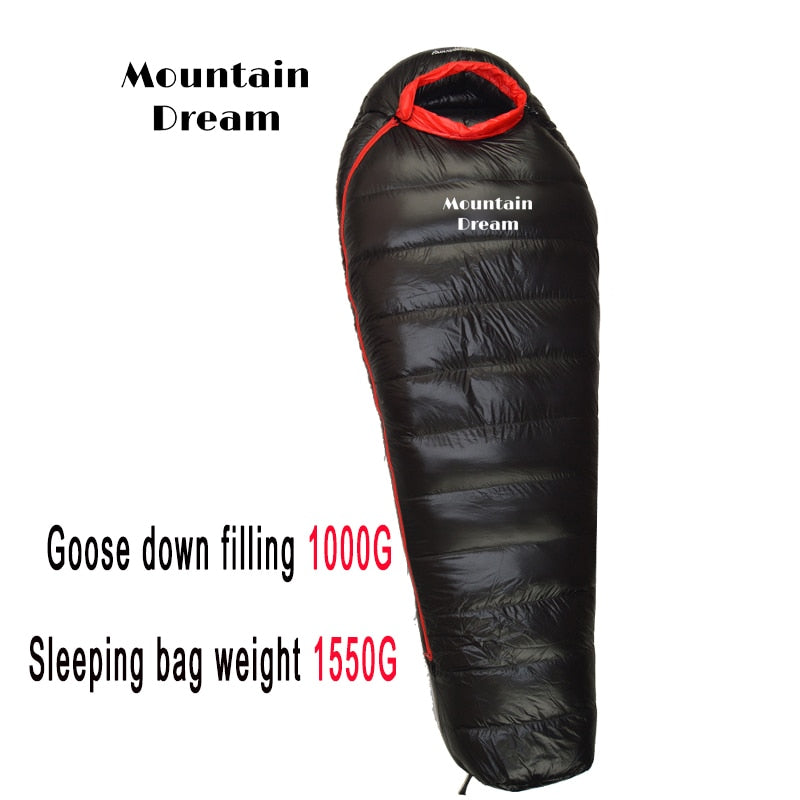 Three Season Adult Mummy Winter Down Sleeping Bag - youroutdoorlivingshop