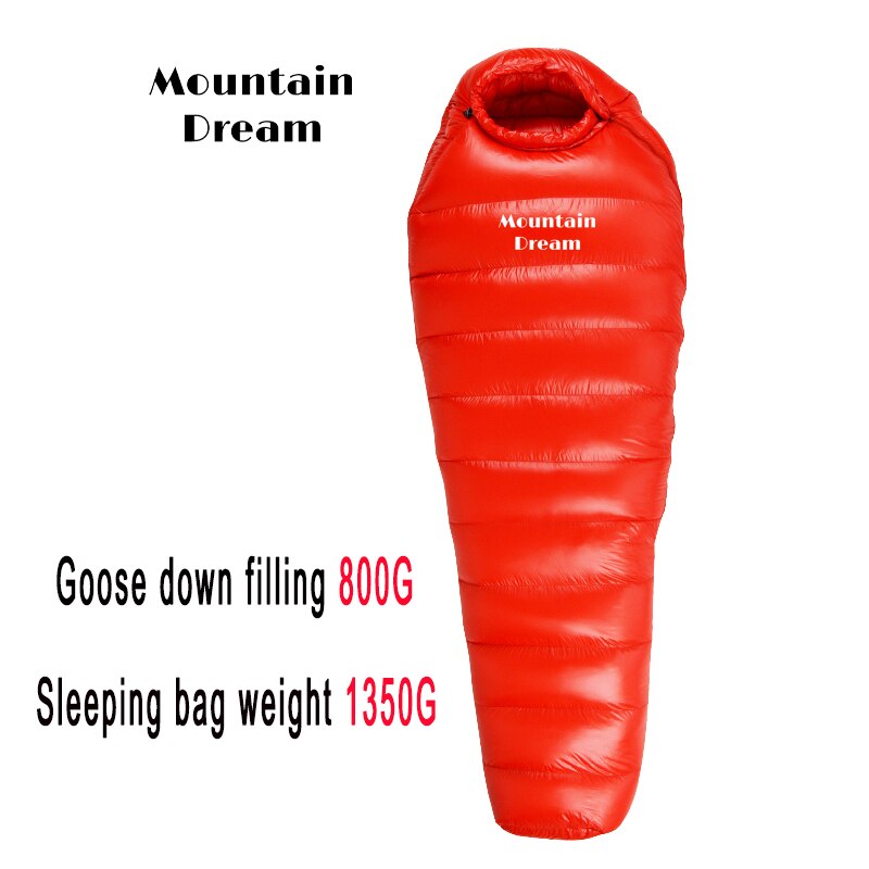 Three Season Adult Mummy Winter Down Sleeping Bag - youroutdoorlivingshop