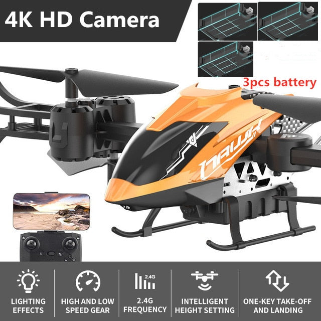 4K WiFi FPV Helicopter Altitude Hold Quadcopter With 4K HD Camera