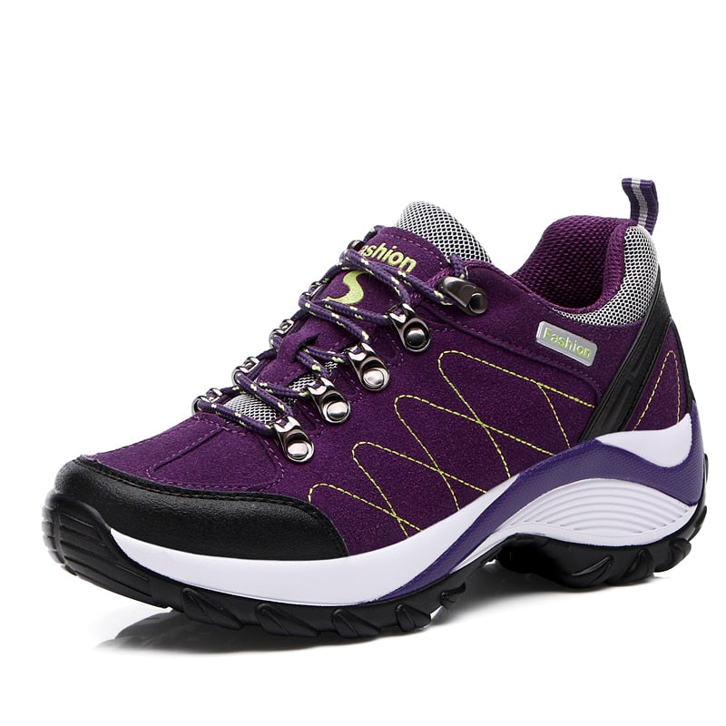 Casual Women's Waterproof Camping Climbing Hiking Shoes