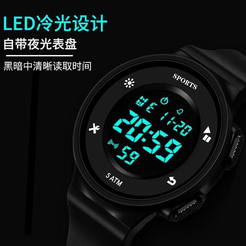 Men Women Kids Multifunction Military Digital 5ATM Waterproof Luminous LED Electronic Sports Watch - youroutdoorlivingshop