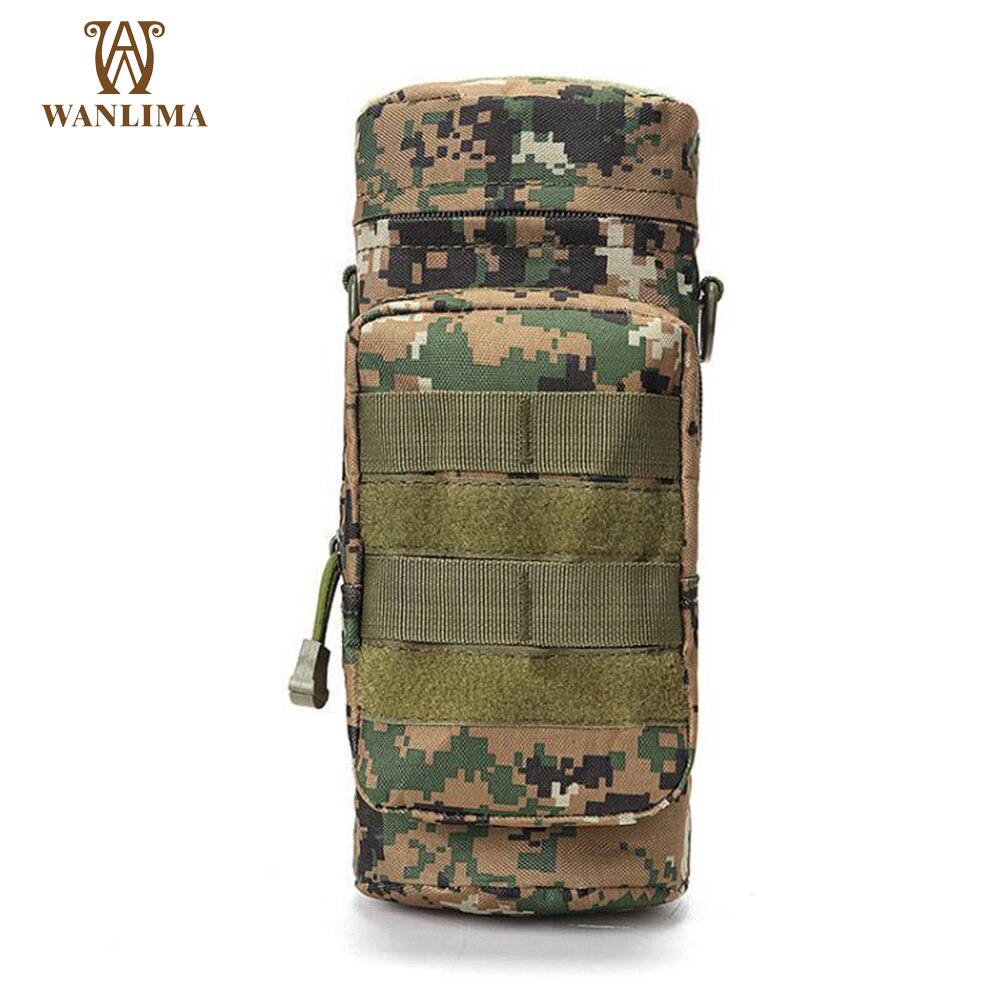 Wanlima Tactical Molle Water Bag Multi Pocket Military Bottle Pouch - youroutdoorlivingshop