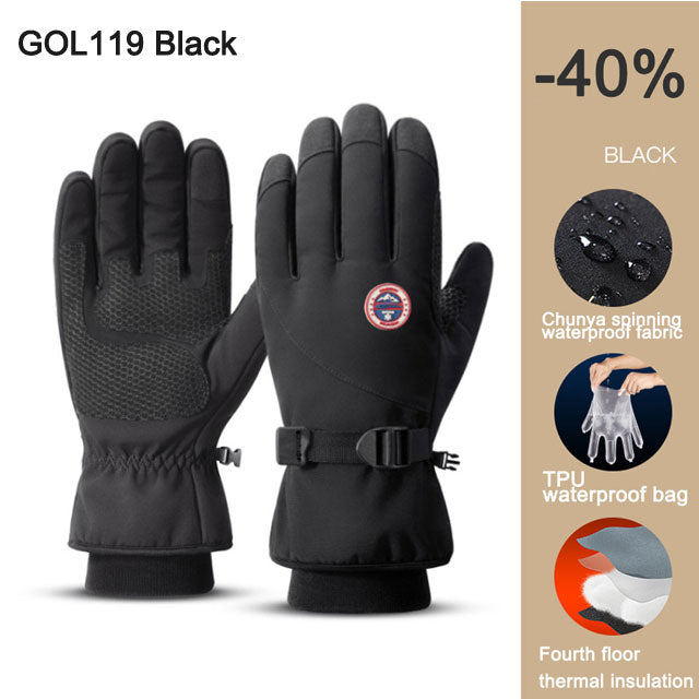 Winter Men and Women TouchScreen Waterproof Windproof Outdoor Sports Gloves - youroutdoorlivingshop