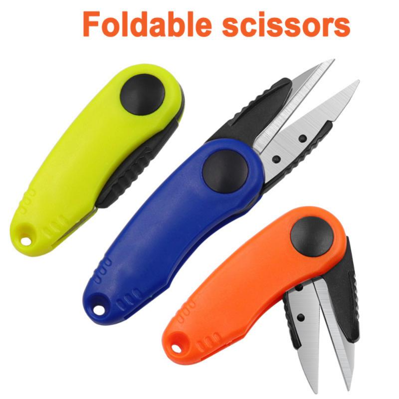 Foldable Stainless Steel Horse Line Fishing and Survival Hiking and Camping Scissors