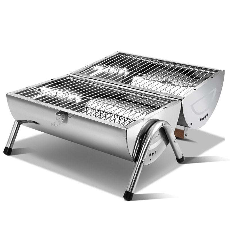 Portable Outdoor Charcoal Barbecue Grill