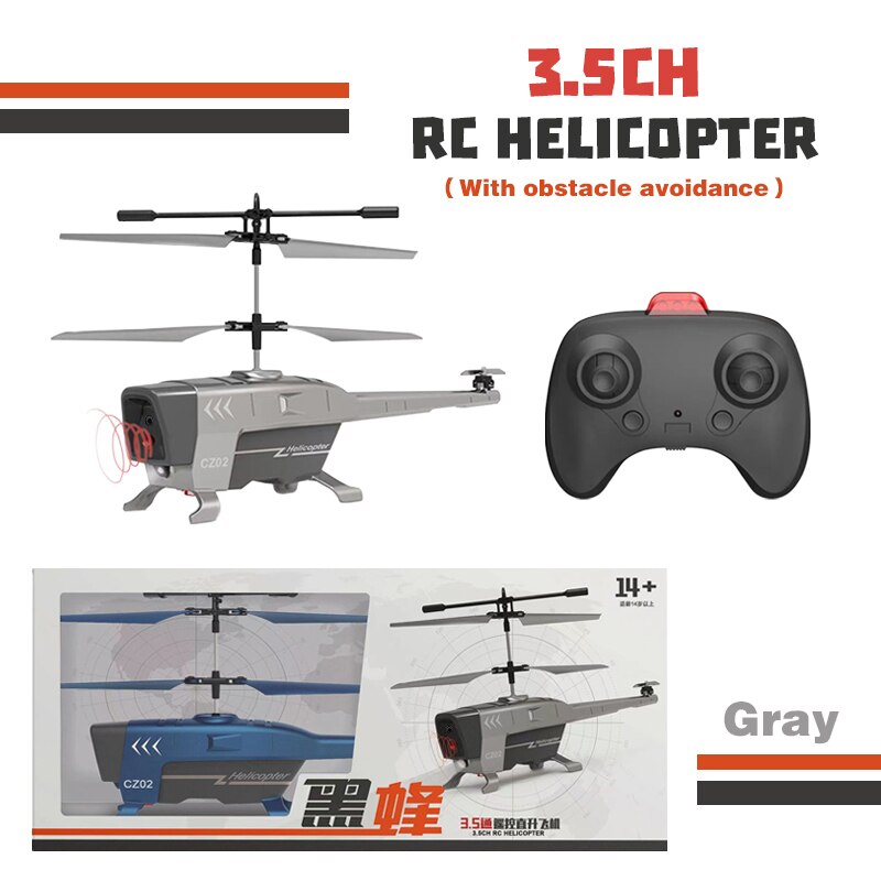 3.5Ch 2.5Ch Remote Control Obstacle Avoiding RC Helicopter Mini Drone - youroutdoorlivingshop