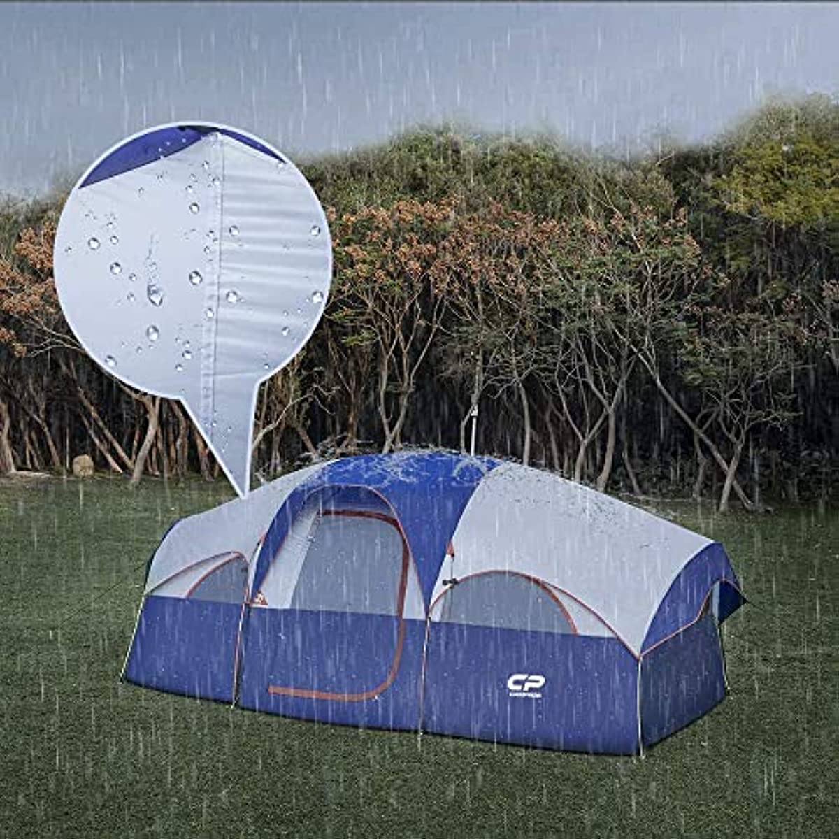 Double Layer, Waterproof, Windproof 8-Person-Camping-Tent