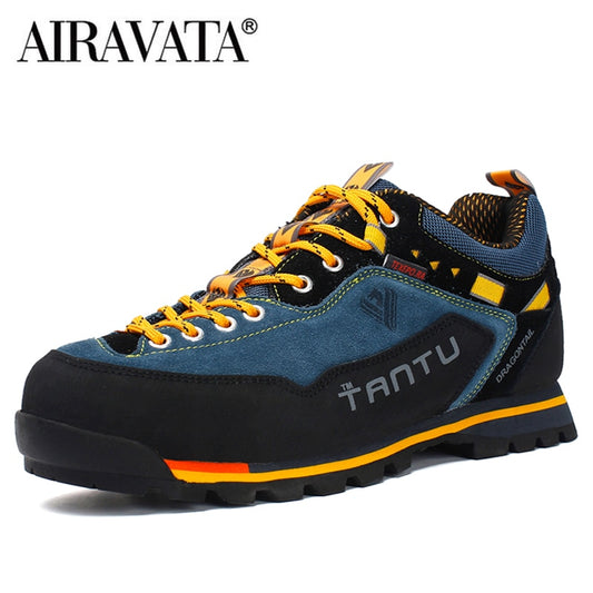 Men's Waterproof Mountain Climbing Hiking Shoes