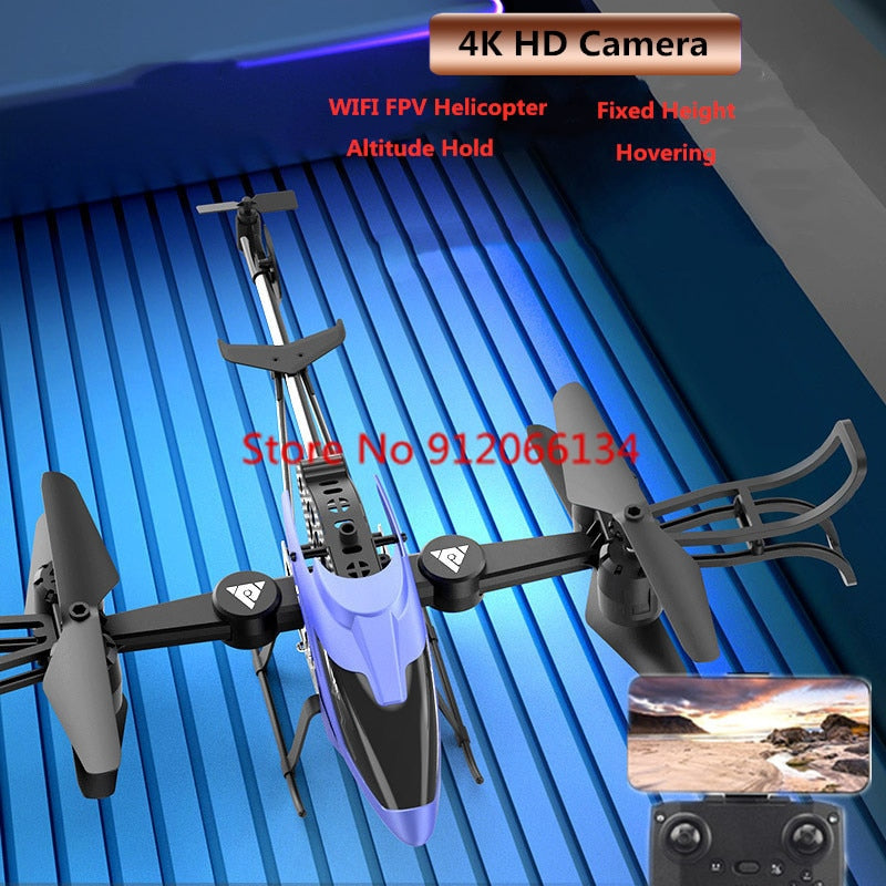 4K WiFi FPV Helicopter Altitude Hold Quadcopter With 4K HD Camera