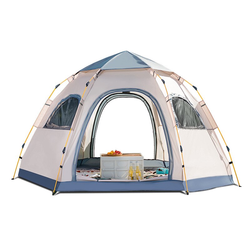 Easy Setup Waterproof 3-4 Person Pop Up Camping Dome Tent