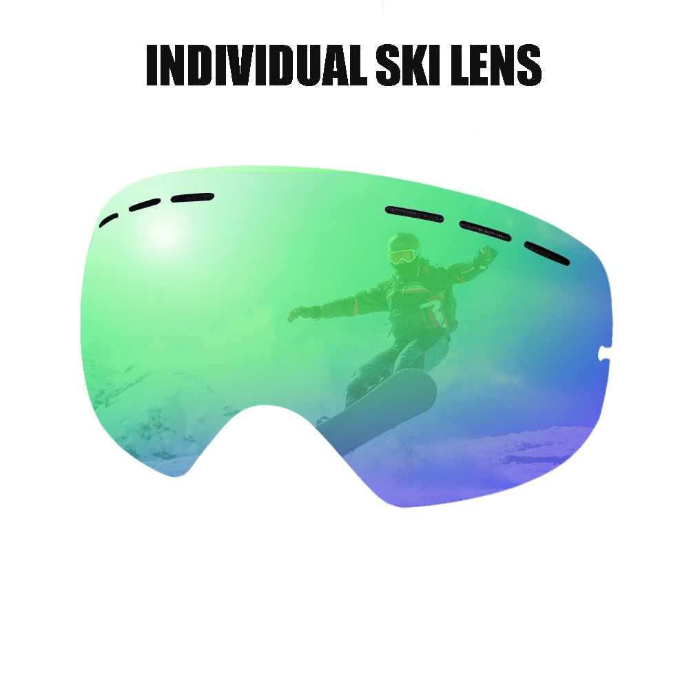 Uv400 Winter Anti-Fog Ski Sport Snowboard Goggles Glasses Set - youroutdoorlivingshop