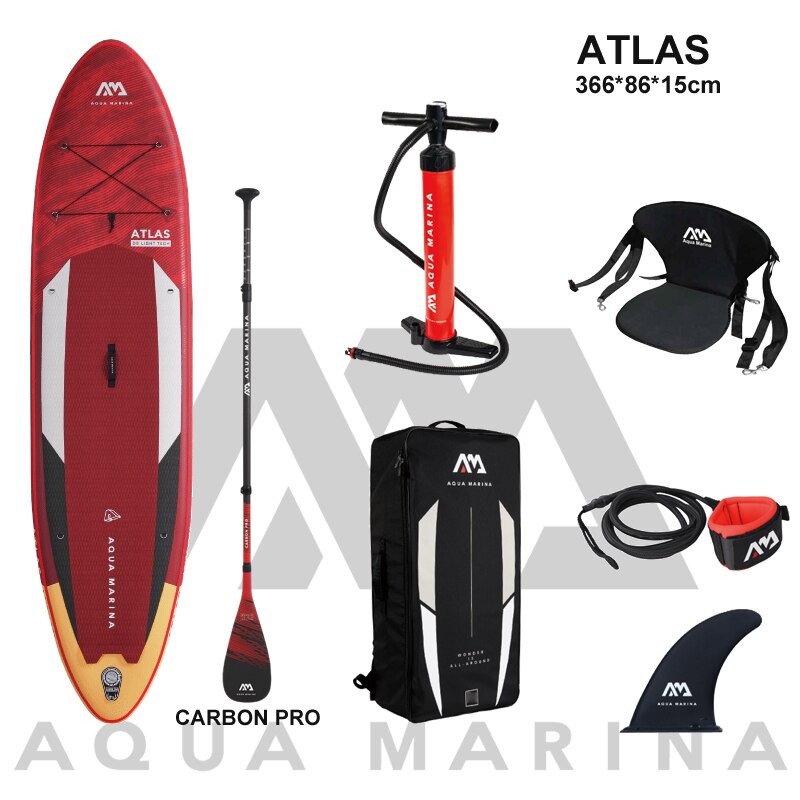 AQUA MARINA 366*86*15cm inflatable surfboard with stand up paddle - youroutdoorlivingshop