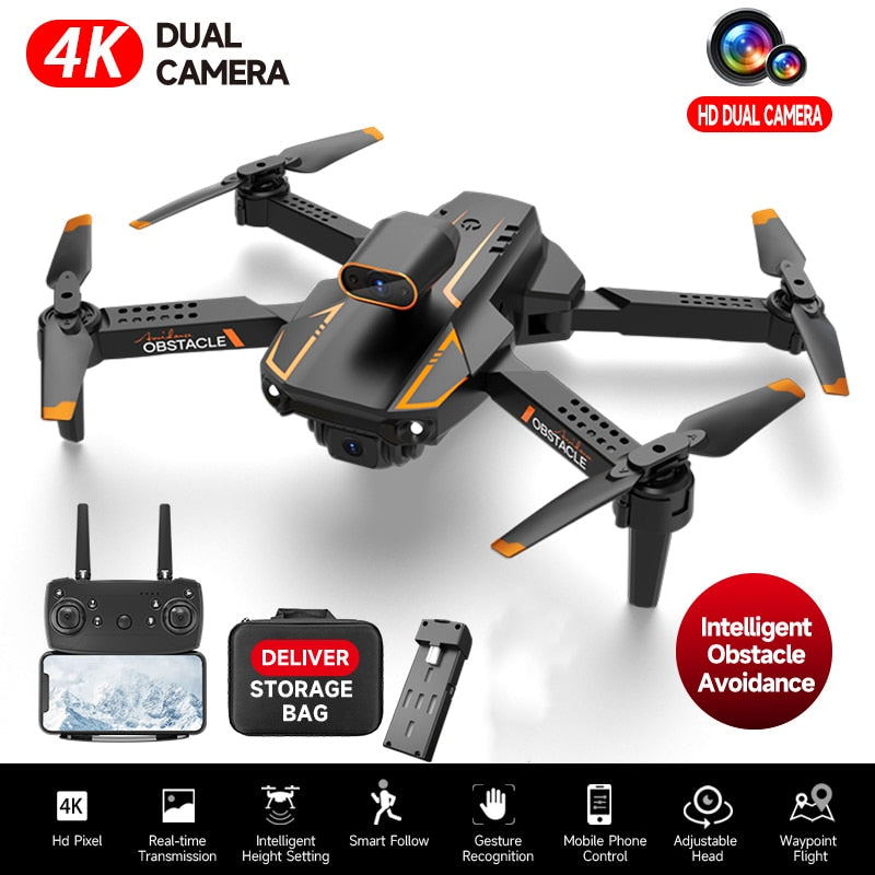 4K Profession Obstacle Avoidance Dual Camera RC Quadcopter Drone