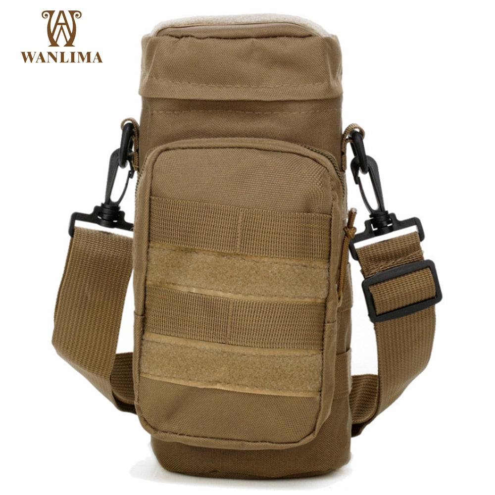 Wanlima Tactical Molle Water Bag Multi Pocket Military Bottle Pouch - youroutdoorlivingshop