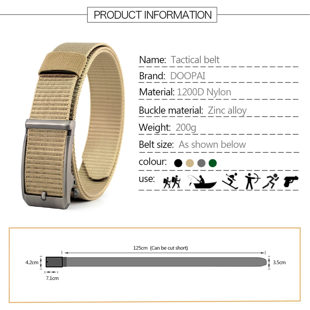 Nylon Automatic Buckle Belt