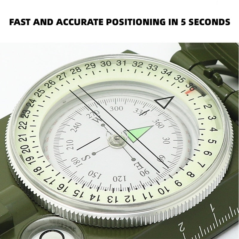 Professional High Precision Outdoor Lensatic Survival Compass - youroutdoorlivingshop