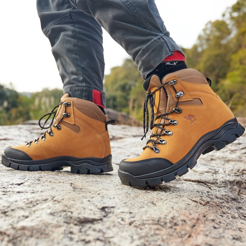 GOLDEN CAMEL Non-Slip Waterproof Hiking Walking Hiking Boots