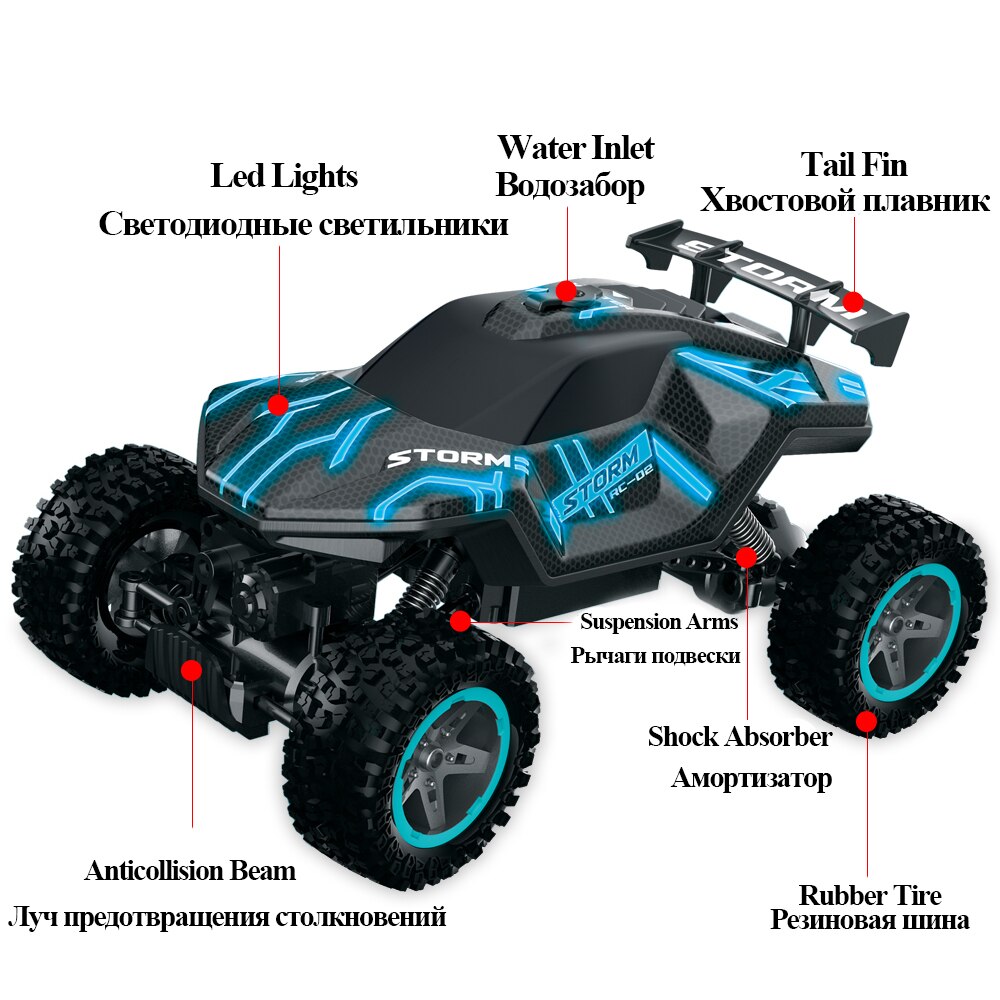 4WD Rock Crawler Off Road RC Car - youroutdoorlivingshop