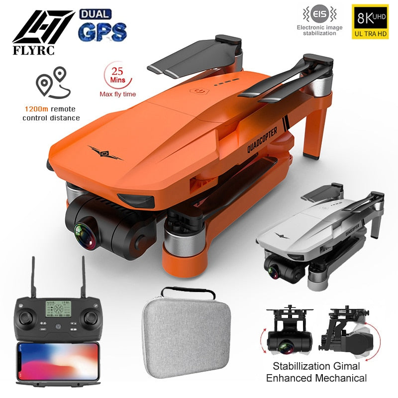 4k Profesional 8K HD Camera Anti-Shake Photography 1200M RC GPS Quadcopter Drone