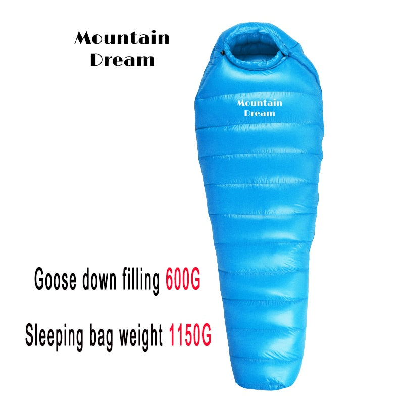 Three Season Adult Mummy Winter Down Sleeping Bag - youroutdoorlivingshop