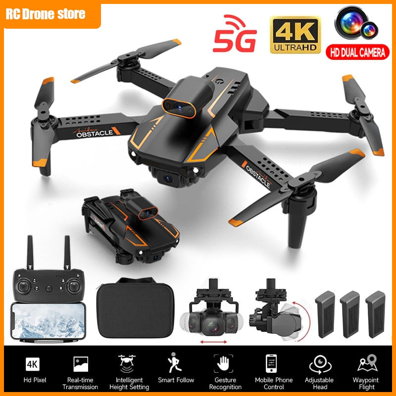 4K Profession Obstacle Avoidance Dual Camera RC Quadcopter Drone