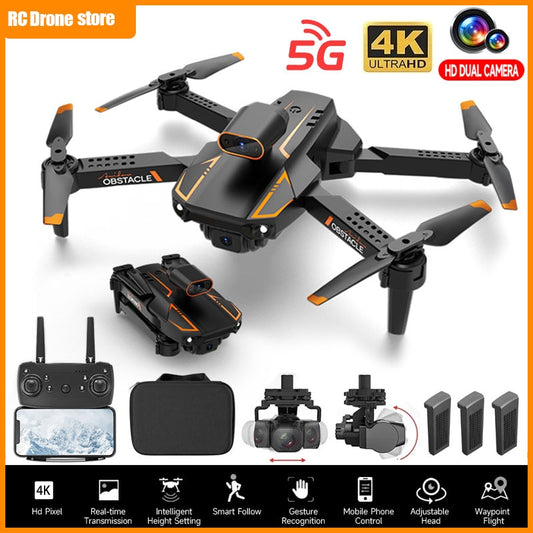 4K Profession Obstacle Avoidance Dual Camera RC Quadcopter Drone