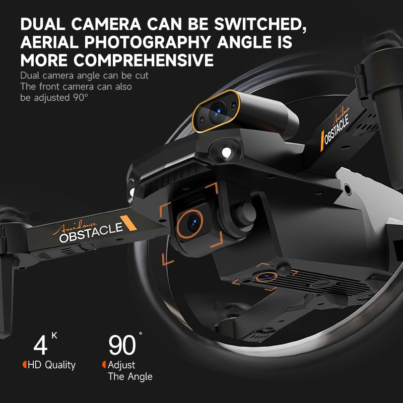 4K Profession Obstacle Avoidance Dual Camera RC Quadcopter Drone