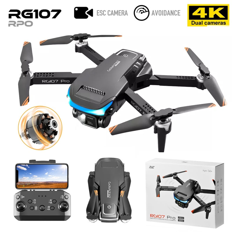 New RG107 Pro Drone 4K Professional with Dual HD Camera - youroutdoorlivingshop