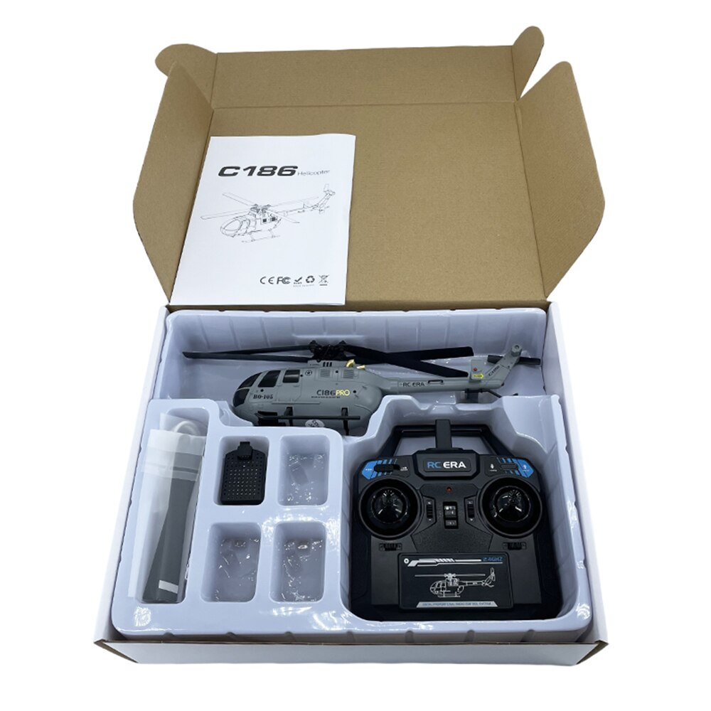 RTF RC BO-105 2.4G 4CH 6-Axis Gyro Altitude Hold Flybarless RC Helicopter