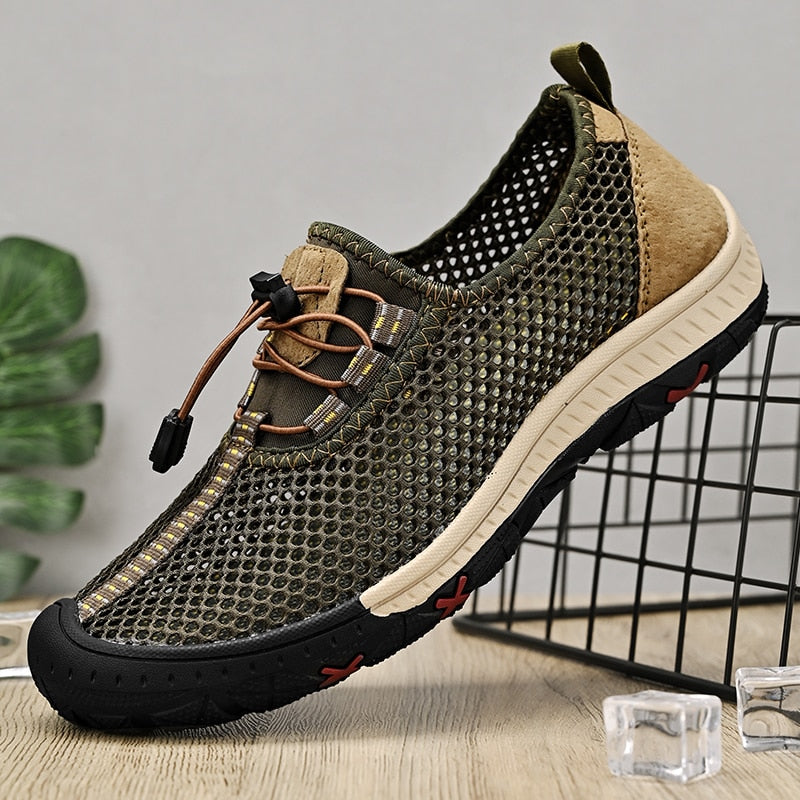 Men's Breathable Mesh Summer Hiking Outdoor Sneakers