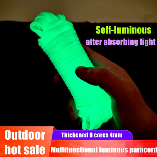 Luminous 9 Strands 4mm Nylon 550 Paracord