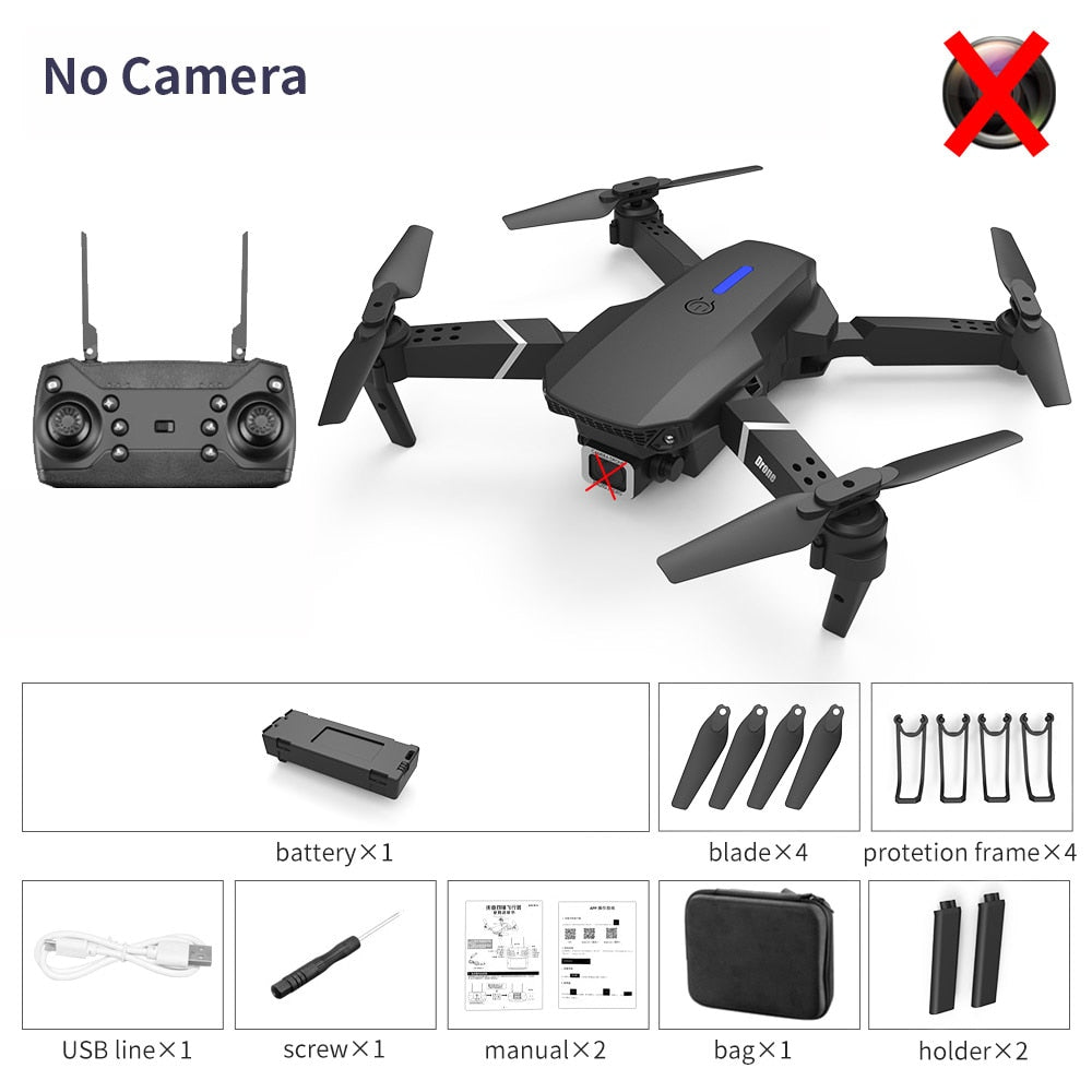 2023 New Quadcopter E88 Pro WIFI FPV Drone With Wide Angle HD 4K 1080P Camera - youroutdoorlivingshop