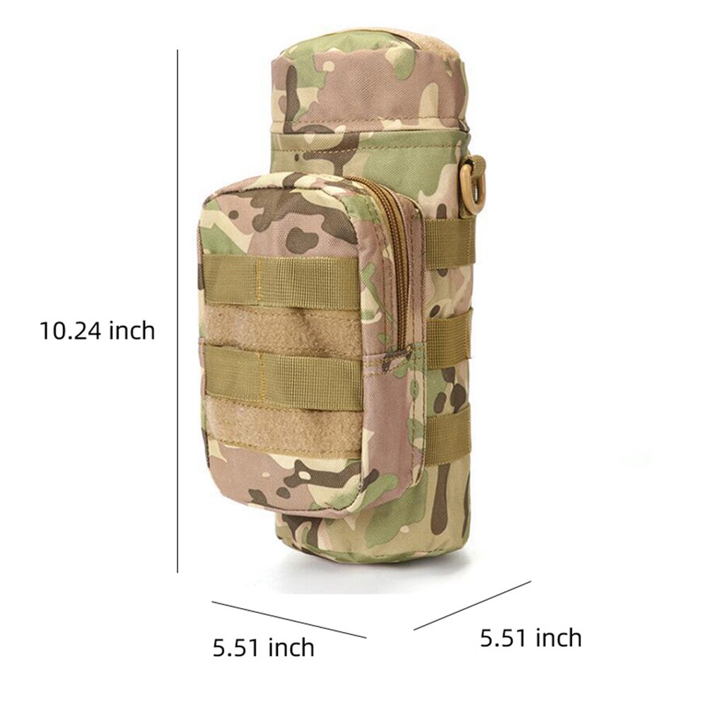 Wanlima Tactical Molle Water Bag Multi Pocket Military Bottle Pouch - youroutdoorlivingshop